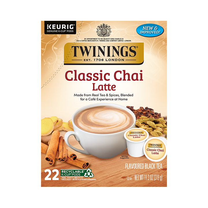Twinings Chai Latte Tea K-Cup Pods  Twinings North America