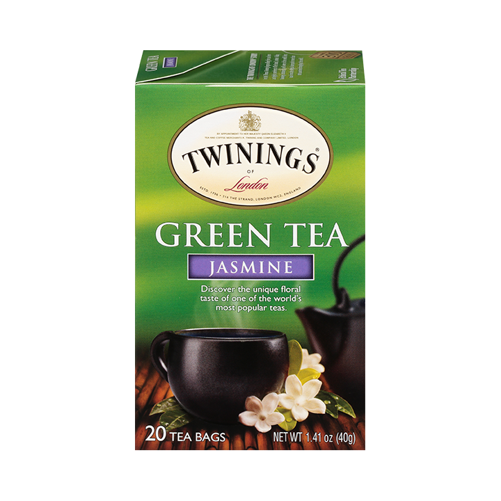  Twinings Tea Green Tea - Jasmine - Case of 6 - 20 Bags :  Grocery & Gourmet Food