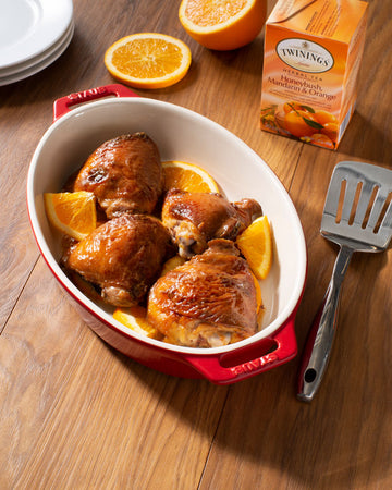 Twinings® Honeybush, Mandarin & Orange Baked Chicken