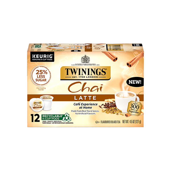Twinings Chai Latte Tea K-Cup® Pods – Twinings North America