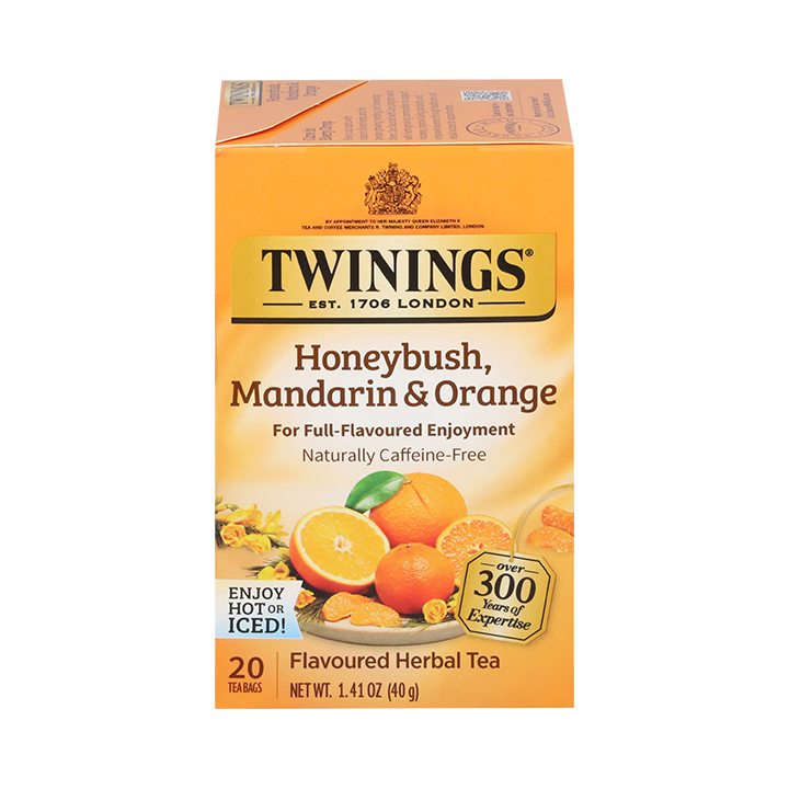 Twinings Honeybush, Mandarin & Orange Herbal Tea – Twinings North