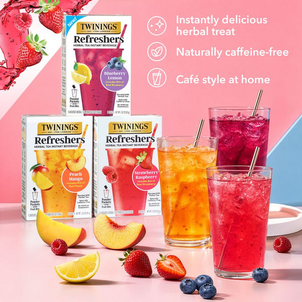 Refreshers Variety Bundle – Strawberry Raspberry, Peach Mango & Blueberry Lemon