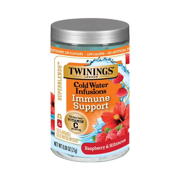 Superblends Cold Water Infusions Immune Support - Raspberry & Hibiscus