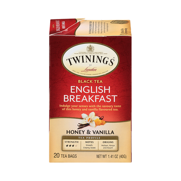 English Breakfast - Honey & Vanilla