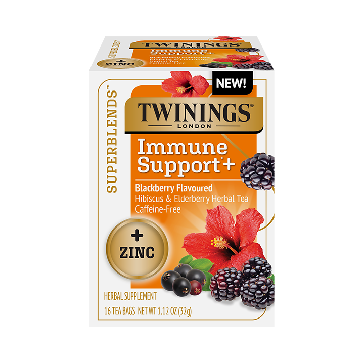 Twinings Superblends Immune Support+ Zinc – Twinings North America