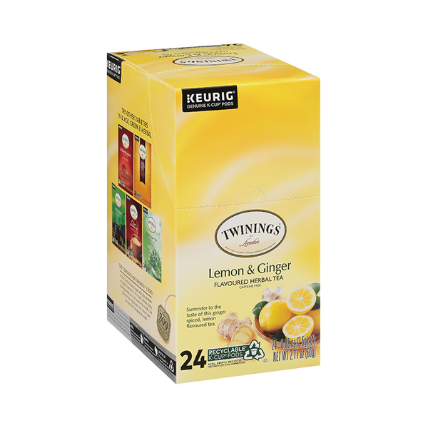 Lemon ginger tea k cups deals